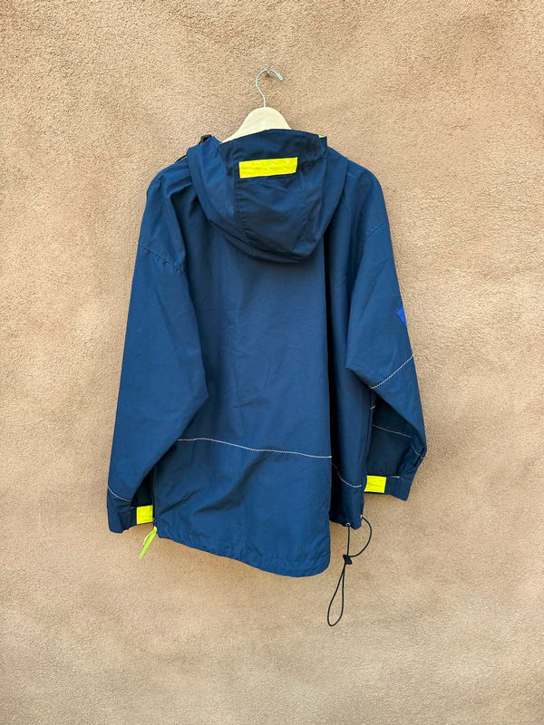 Navy & Neon Green Albuquerque Balloon Fiesta Jacket - as is
