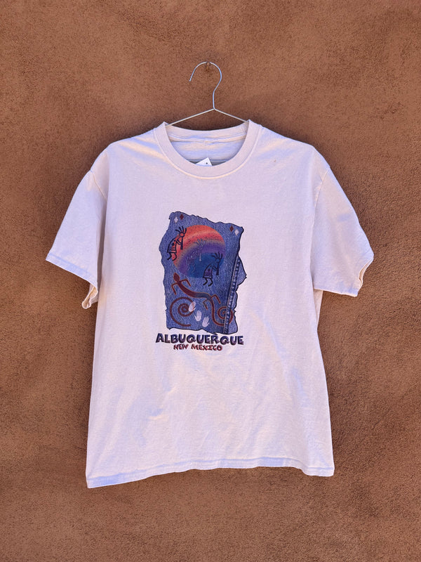 Beige Albuquerque, New Mexico Kokopelli T-shirt - as is
