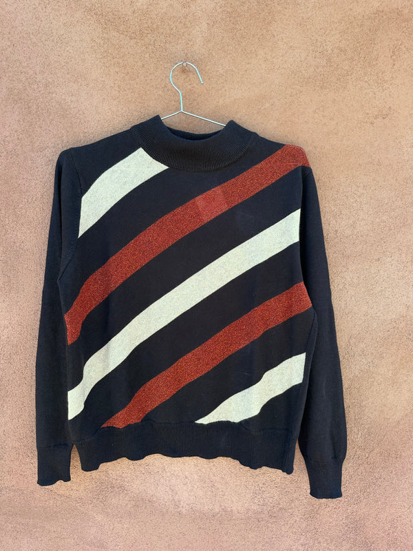 Kathie Lee Collection Autumn Stripe Sweater
