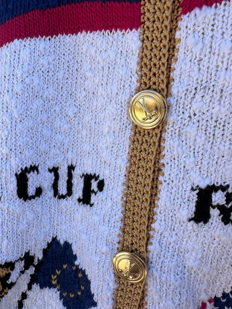 Ryder Cup Hand Loomed Cardigan by Felizzi - Deadstock