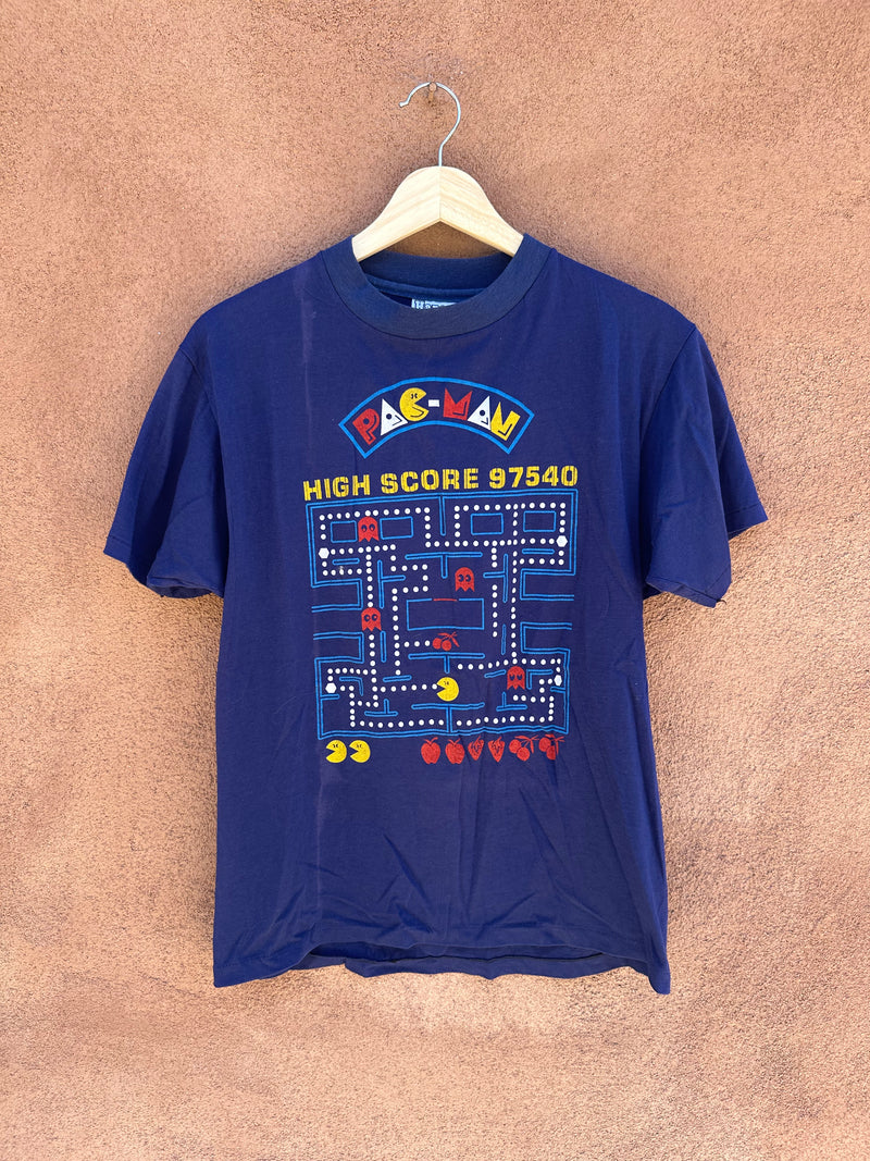 Original Pac-Man 1980's Arcade T-shirt with Iron On - as is