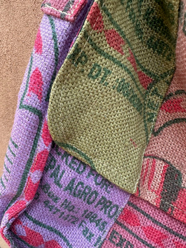 Patchwork Nepalese Coffee Bag Messenger