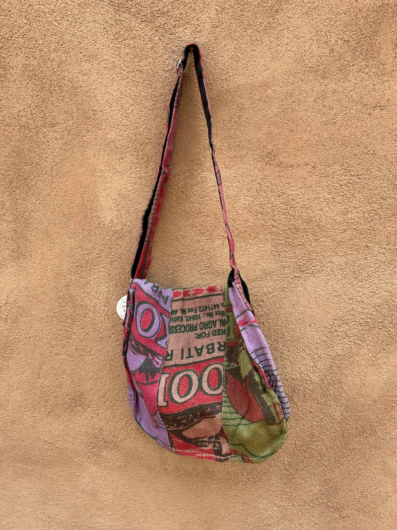 Patchwork Nepalese Coffee Bag Messenger