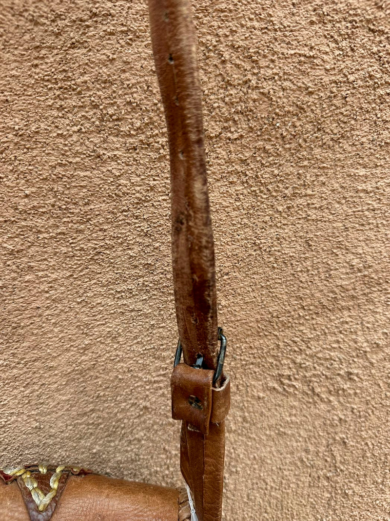 Boho Turtle Shell Crossbody Purse