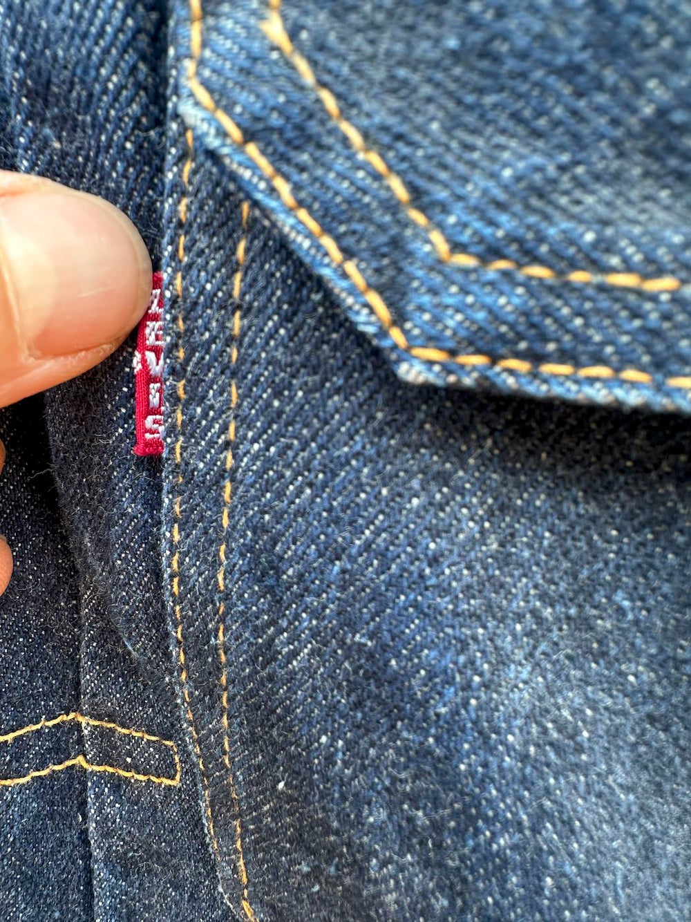 Vintage 1950's Levi's Big E Type II 507XX Denim Jacket – DESERT