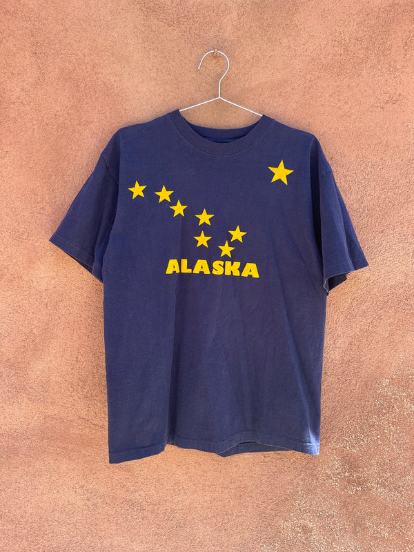 90's Alaska T-shirt - Signal - Made in USA