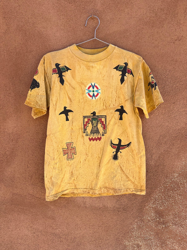 1996 Yellow Thunderbird T-shirt - Made in USA