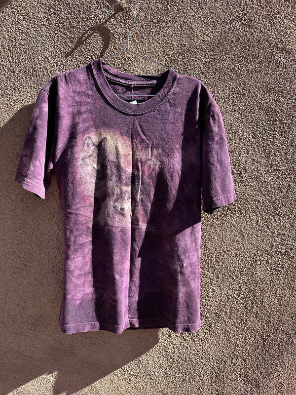 Kid's Purple Wolf T-shirt - as is