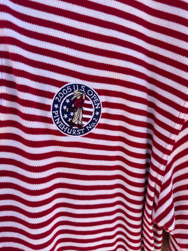 2005 US Open Pinehurst No. 2 Striped Polo Shirt