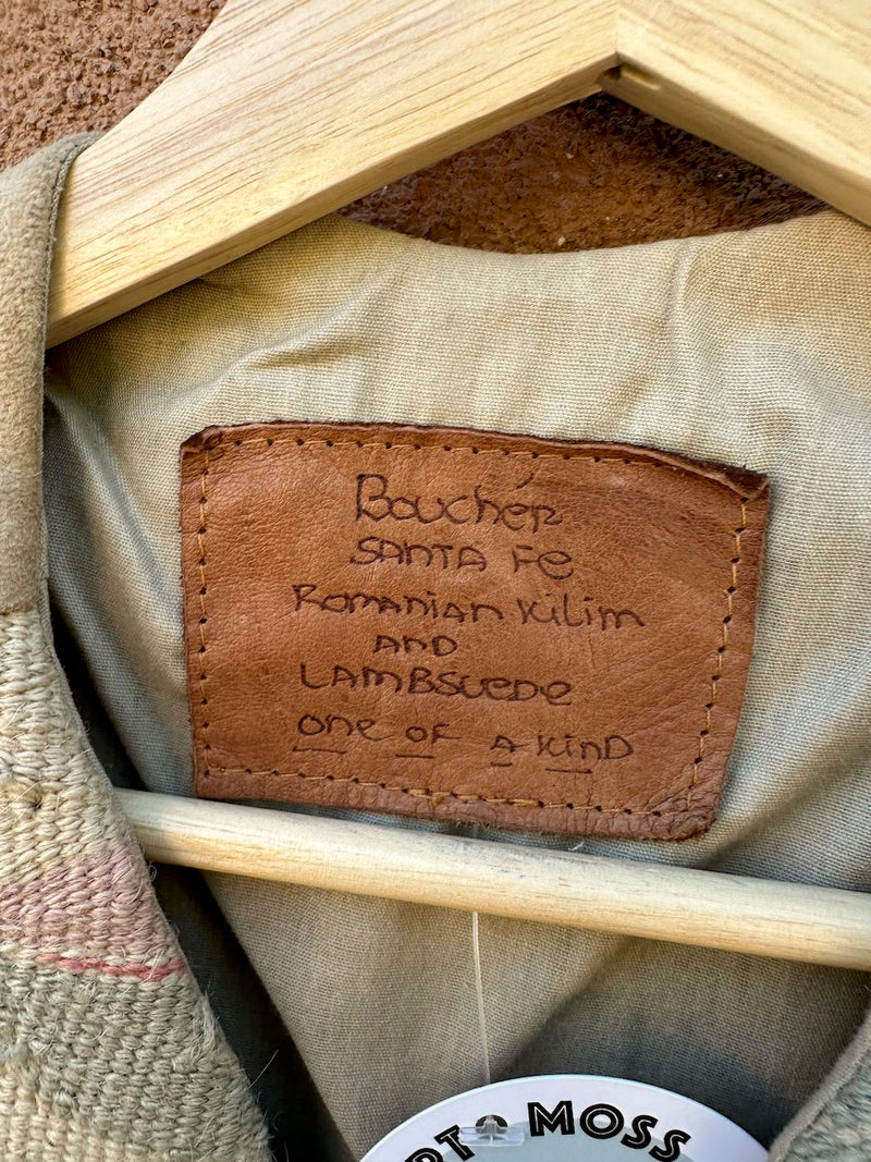 Boucher of Santa Fe Kilim & Lambskin Vest