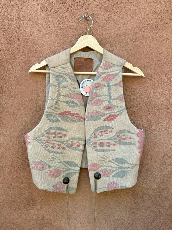 Boucher of Santa Fe Kilim & Lambskin Vest