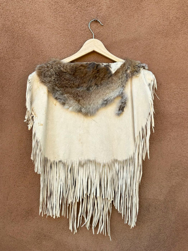 Antique Beaded Buckskin Fringe Ceremonial Top