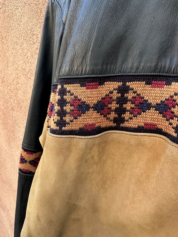 Two Tone Alder Leather Jacket