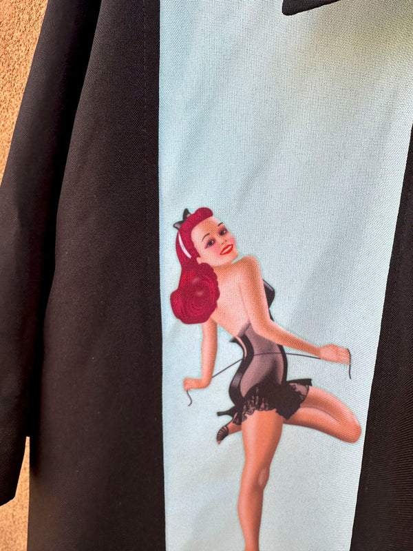 Pin Up Girl Bowling Style Shirt