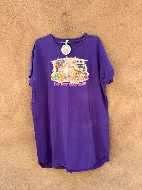 Do Not Disturb Beach Kitty T-shirt