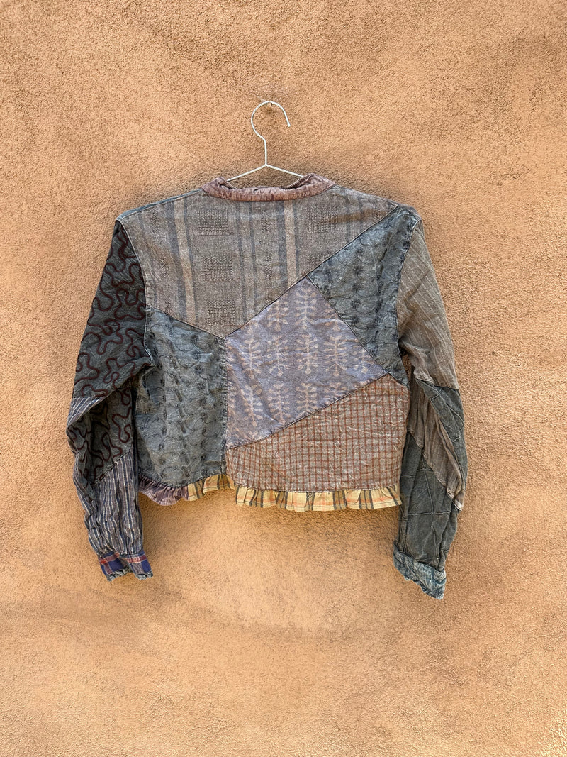 90's Patchwork Lightweight Jacket by Sacred Threads