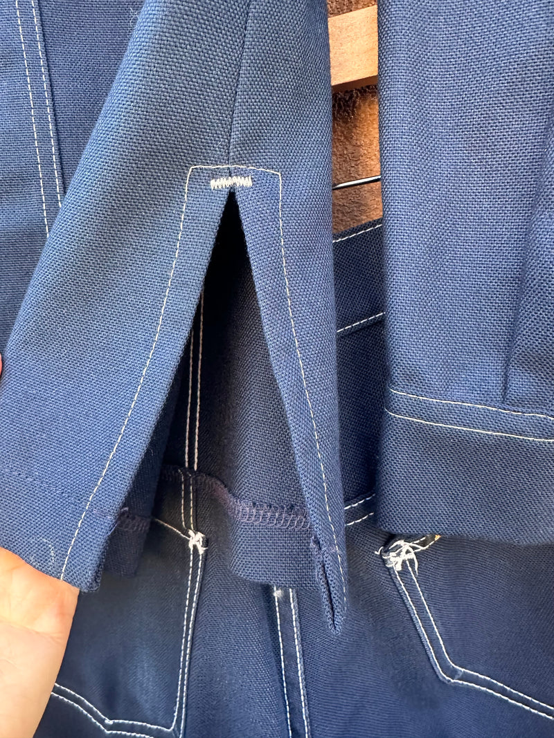1970's Lee Leisure Suit - Navy