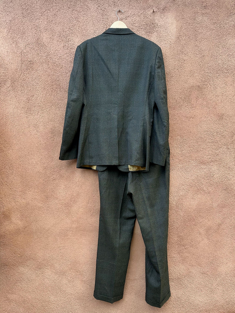 Green Plaid Johnny Carson 1960's Suit