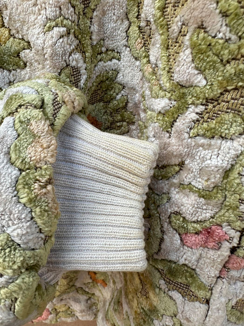1970's Hooded Carpet Jacket - as is