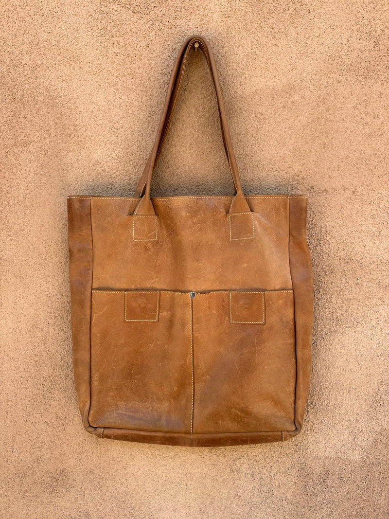 Raven & Lily Brown Leather Tote Bag