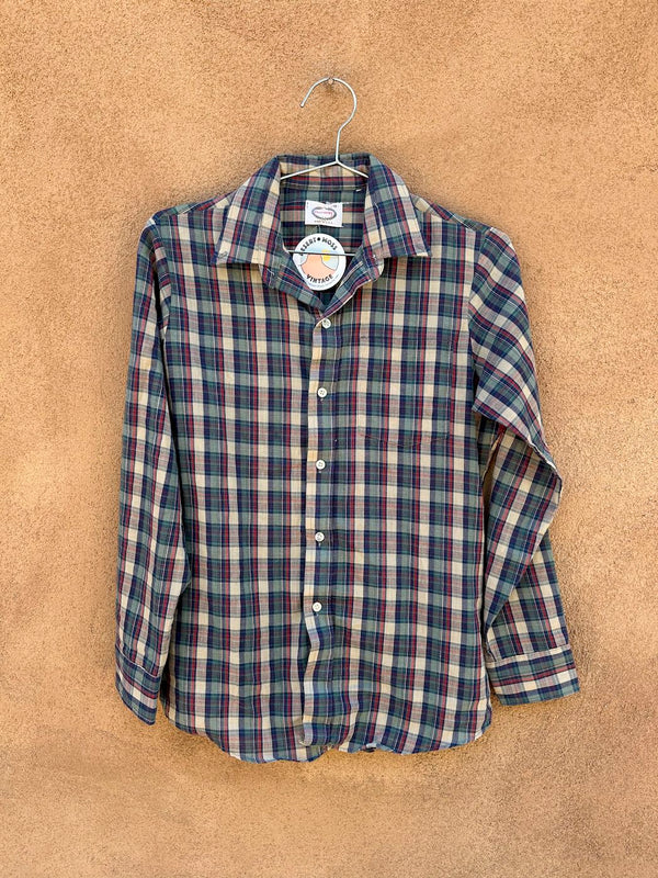Prepshirt Plaid Shirt 1970's