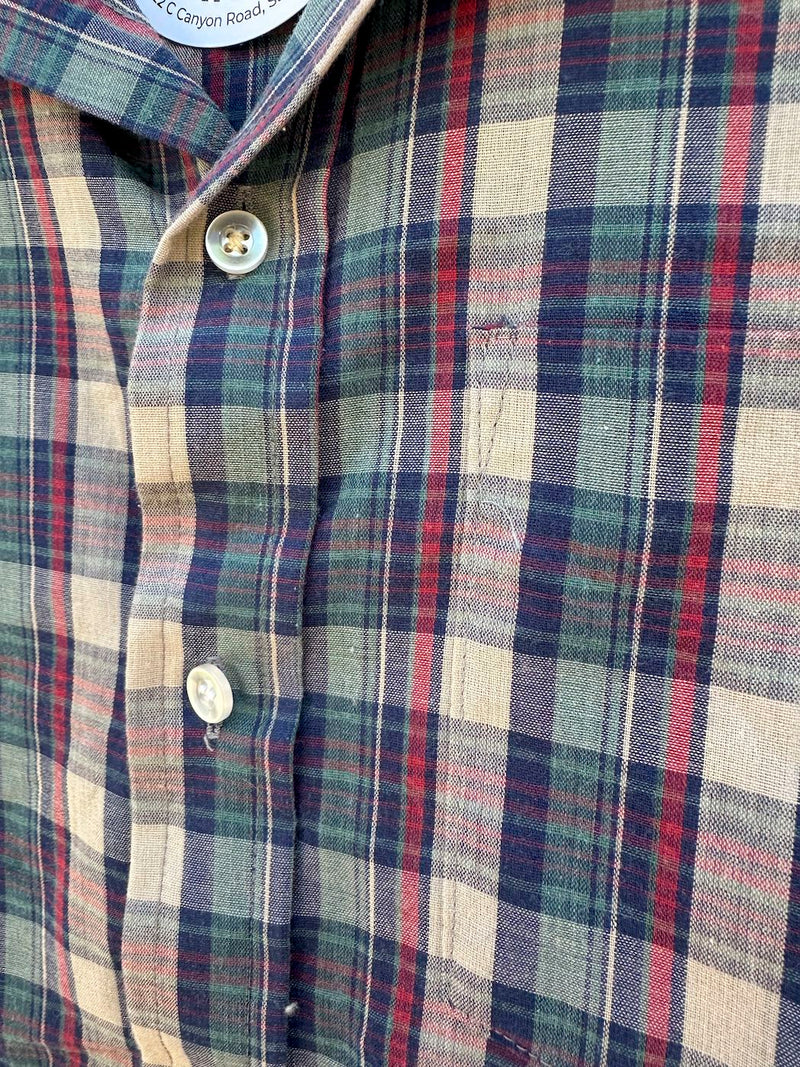 Prepshirt Plaid Shirt 1970's