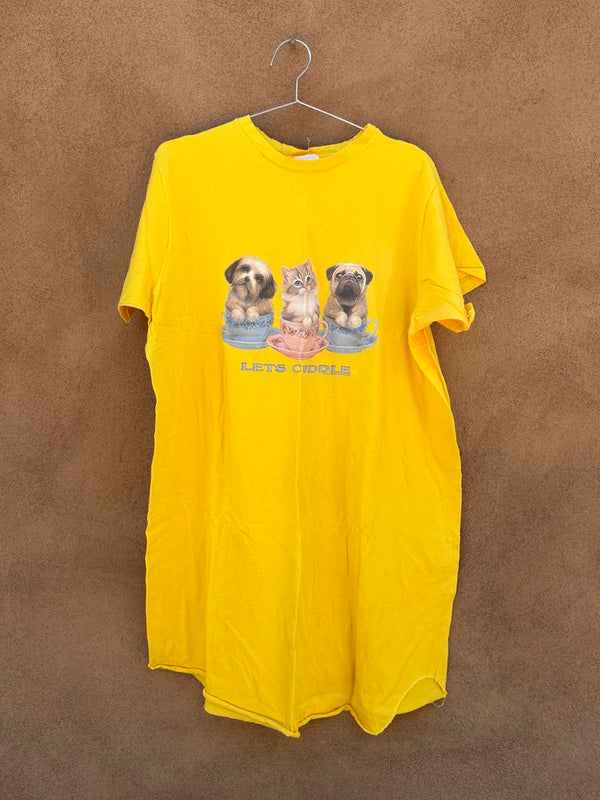 Let's Cuddle Teacup Pets T-shirt