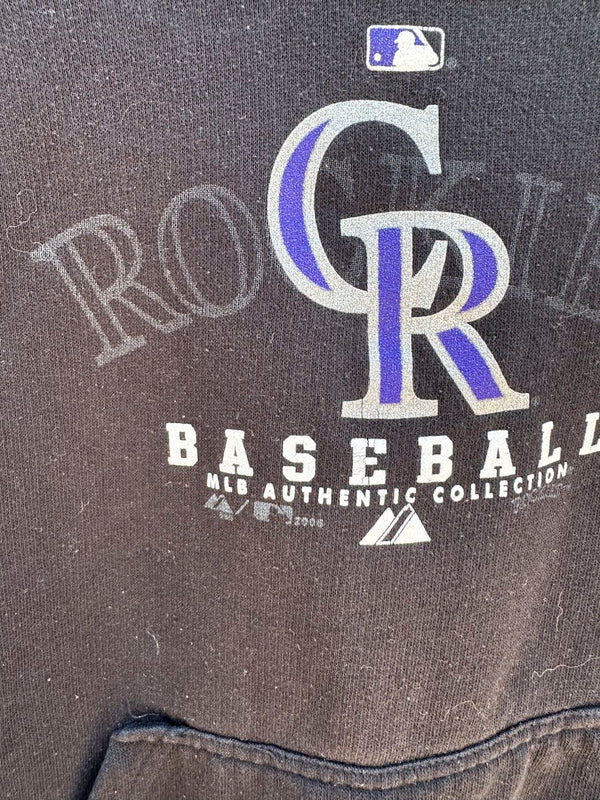 Kid's Colorado Rockies Hooded Sweatshirt, Majestic