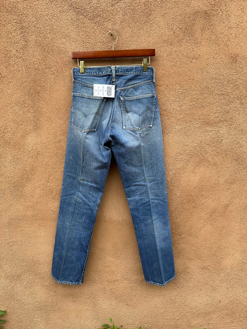 1970's Levi's 501 Redline Selvedge #6 Rivet Denim Jeans - Waist: 27/28