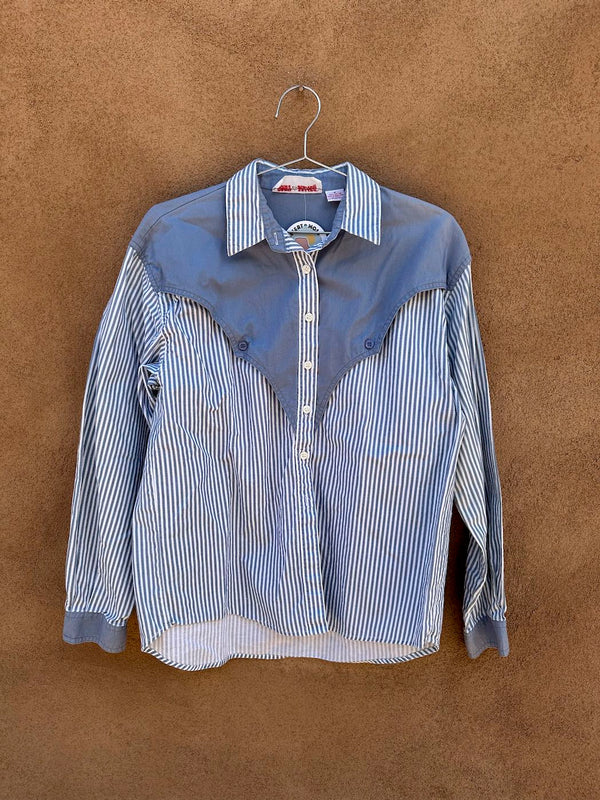 Cody James Striped Western Riding Blouse
