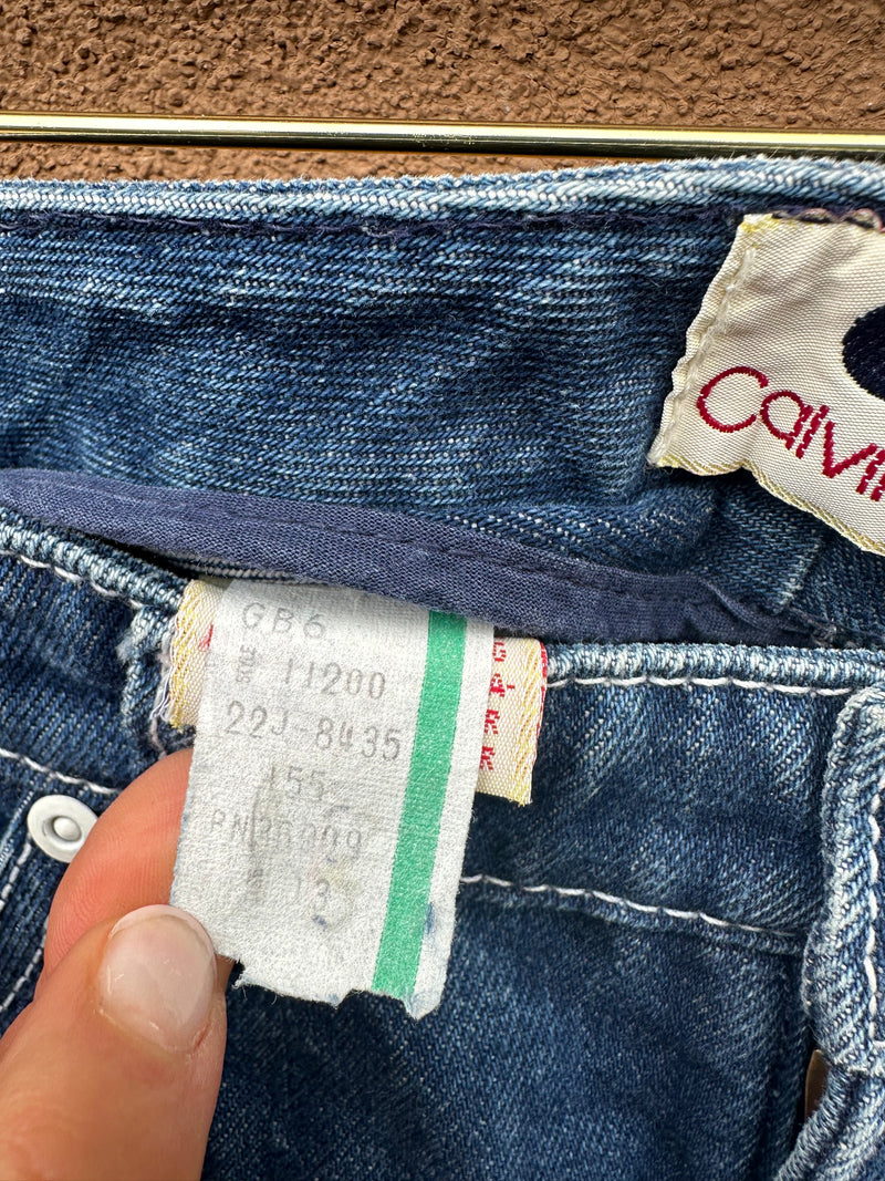 1980's Calvin Klein Jeans - Size: 13, Waist: 27/28