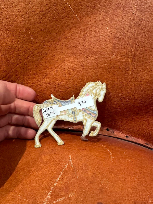 Carousel Horse Patch (left facing)