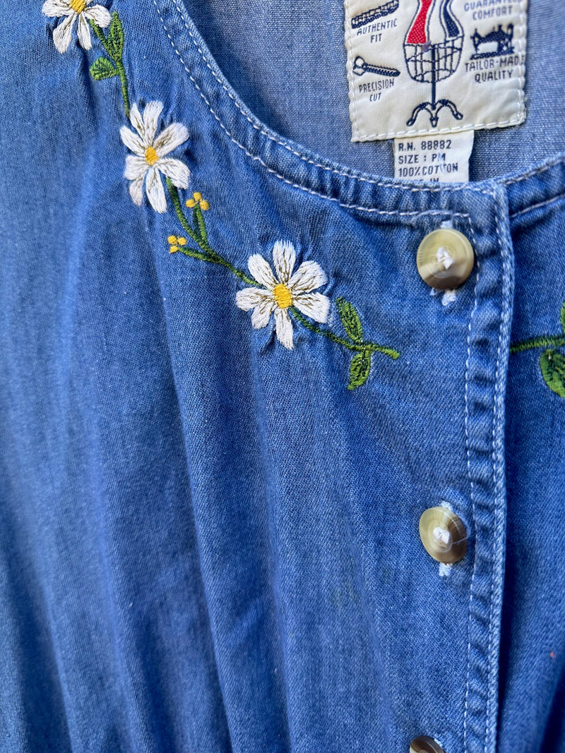 Studio Wear Petite Denim Romper