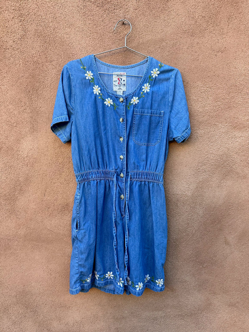 Studio Wear Petite Denim Romper