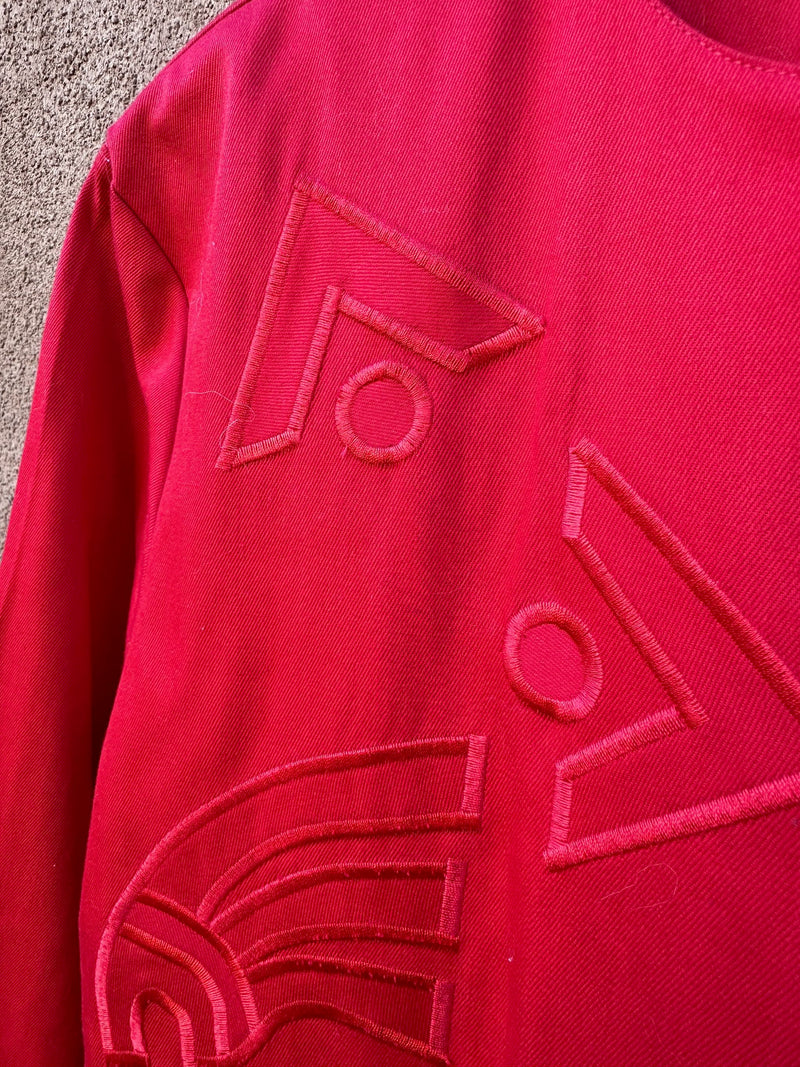 Aztec Embroidery Tipicano Cotton Jacket