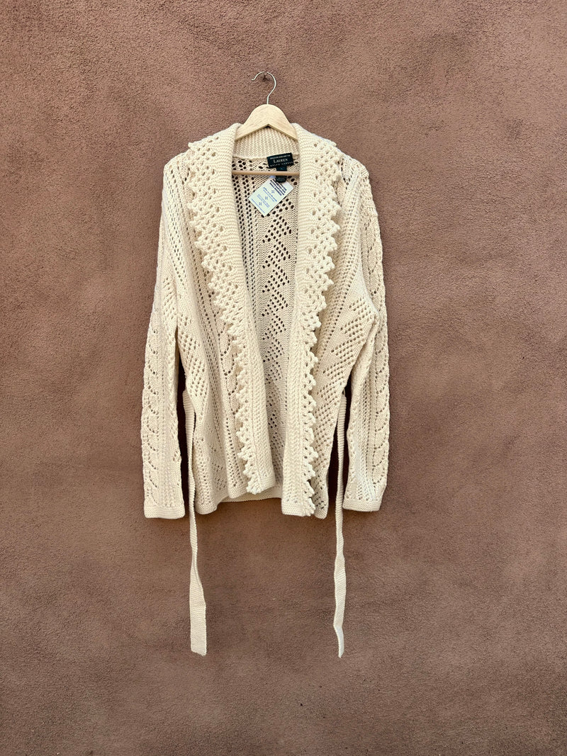 100% Wool Cardigan - Lauren by Ralph Lauren