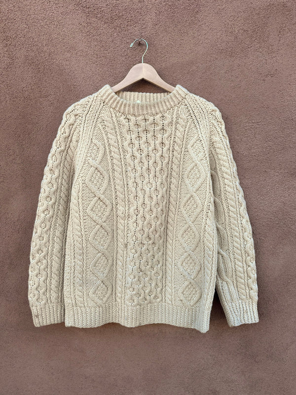 Irish Fisherman Sweater - 100% Bainin Wool