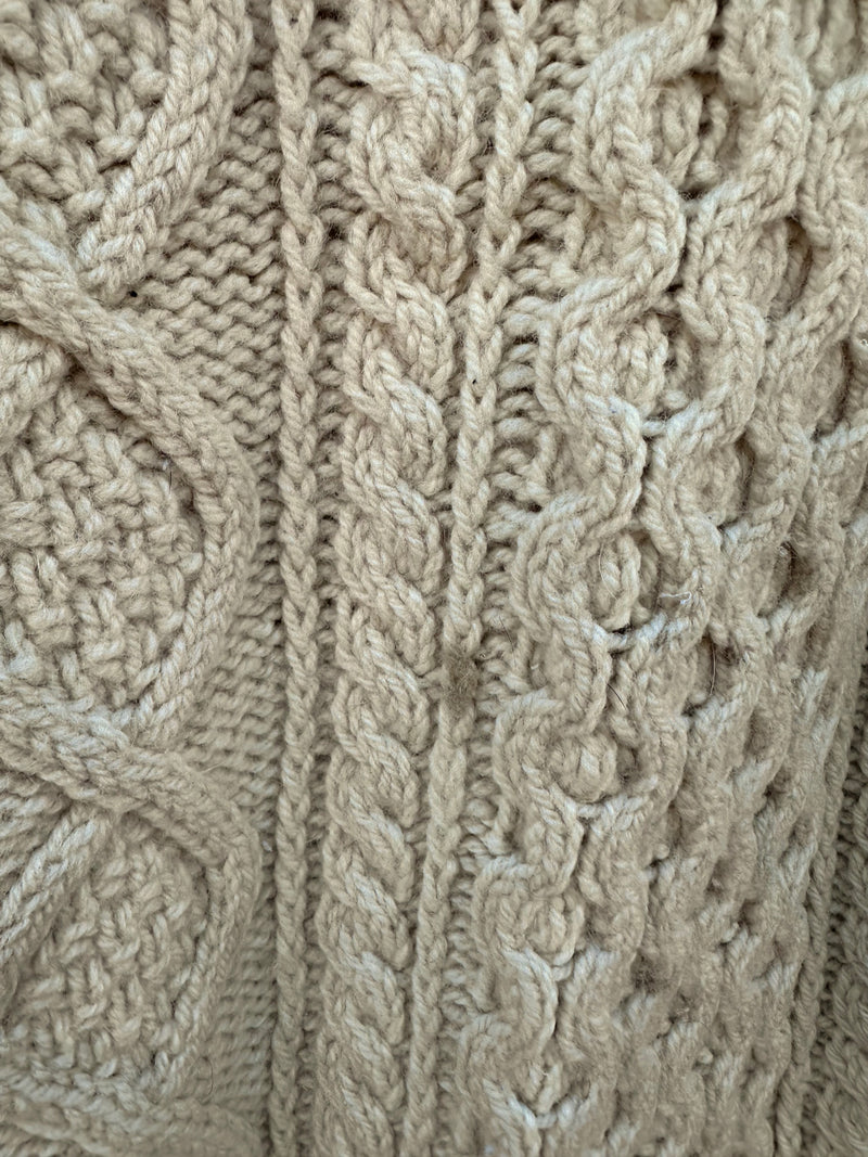 Irish Fisherman Sweater - 100% Bainin Wool