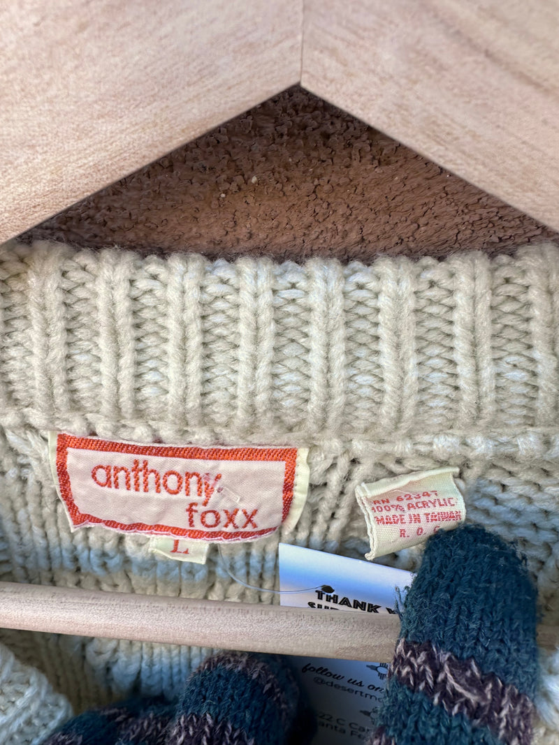 Anthony Foxx Acrylic Fisherman Sweater