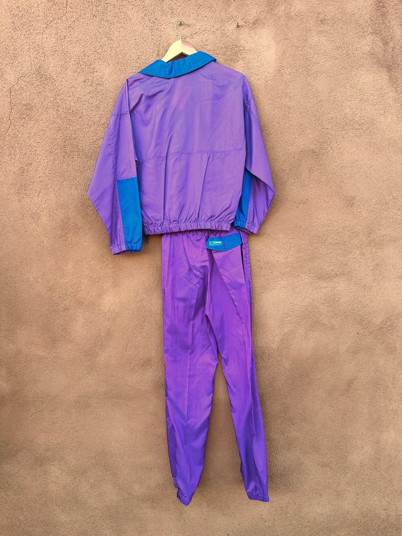 1980's Columbia Sportswear Nylon Warm Up Set
