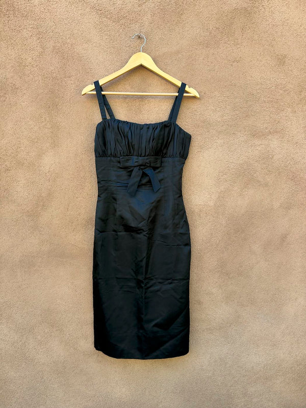 1960's Georgette Trilére Black Dress & Jacket