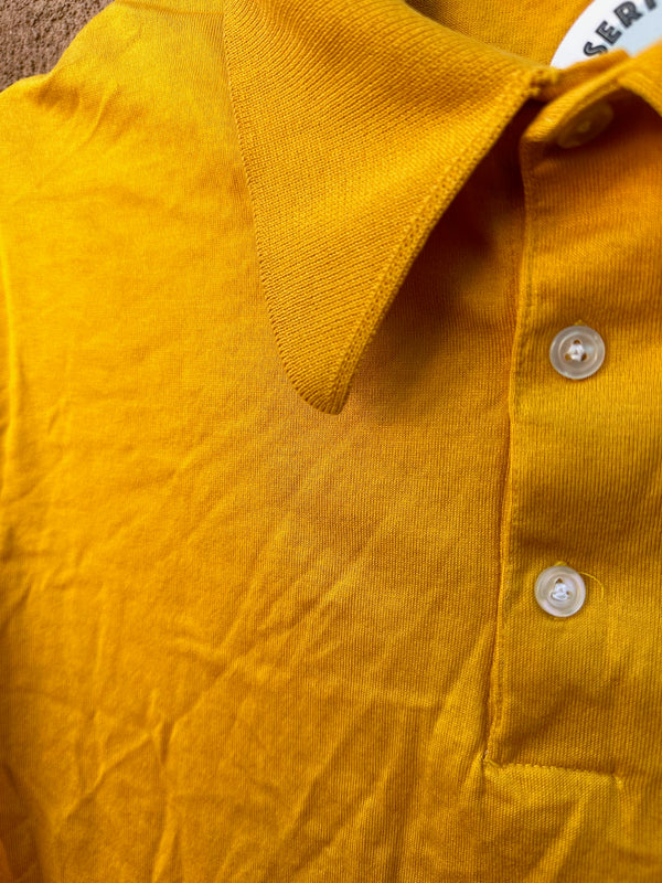 1950's Contoure International Mustard Polo Shirt