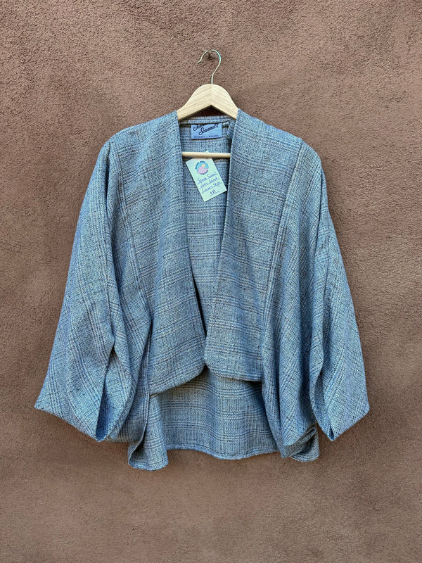 Jeanne Scannel Woven Jacket Cocoon Style