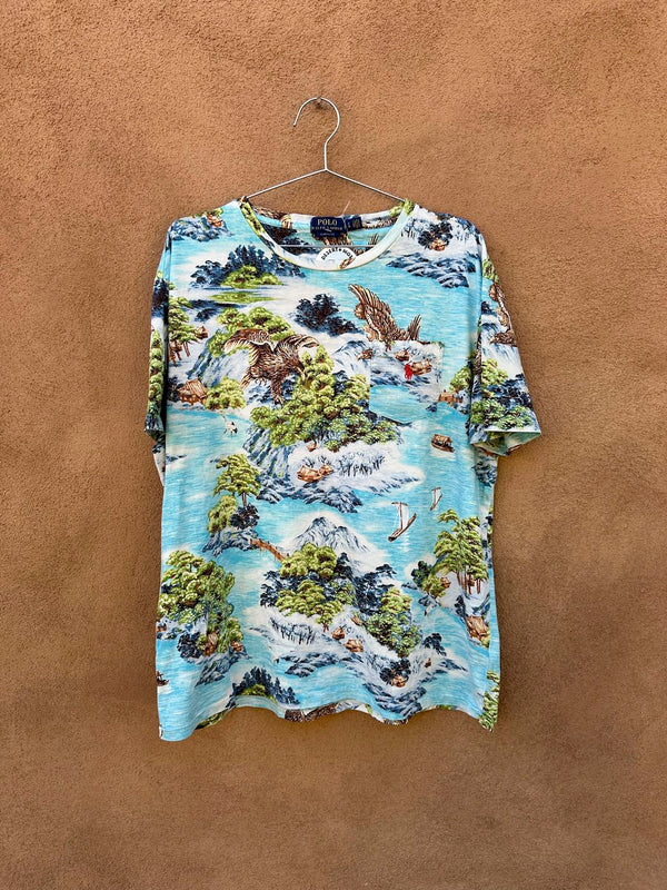 Polo Ralph Lauren Golden Eagle All Over Print T-shirt