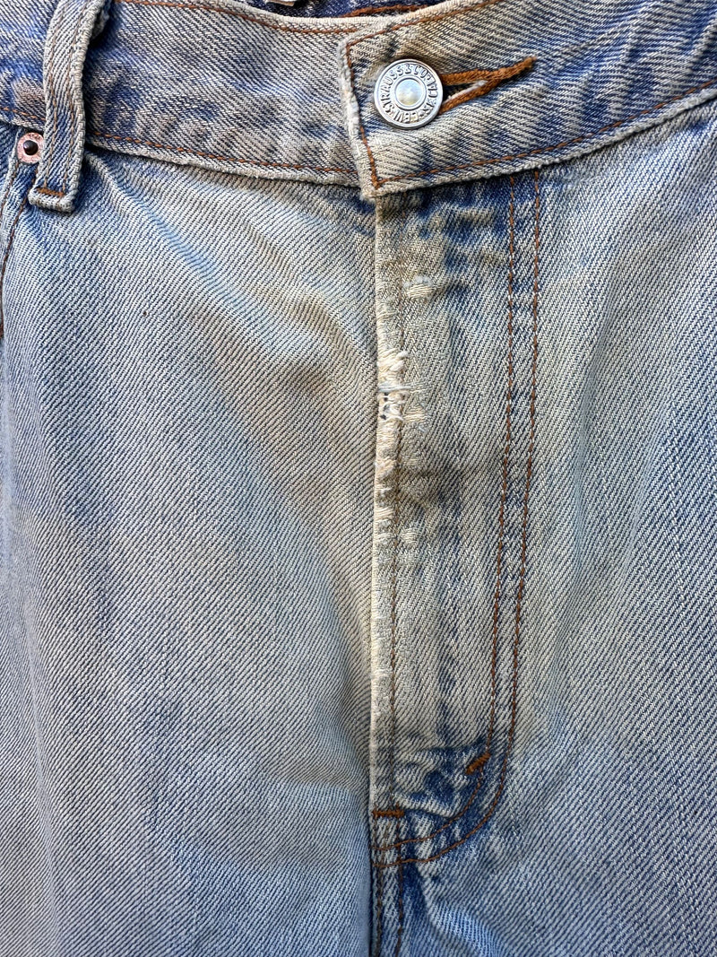 Levi's 505 Light Wash Jeans 36 x 30