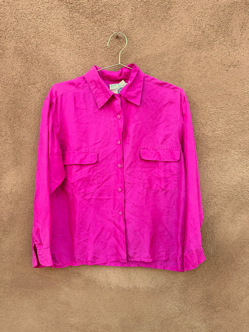 Clifford & Willis Pink Silk Blouse