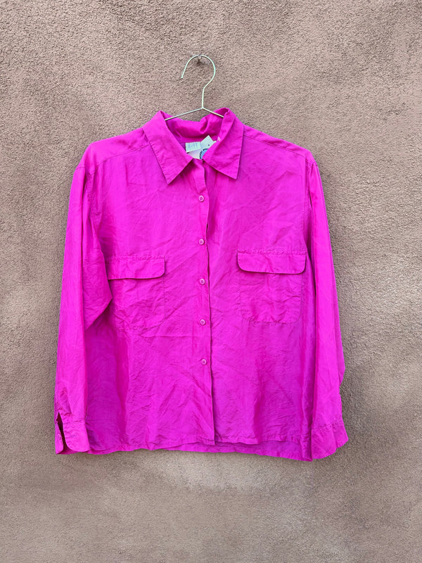 Clifford & Willis Pink Silk Blouse