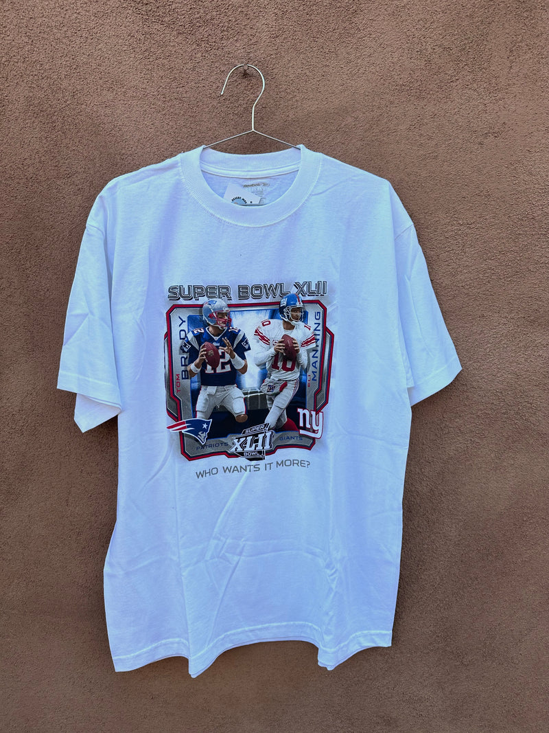 Super Bowl XLII Manning-Brady T-shirt