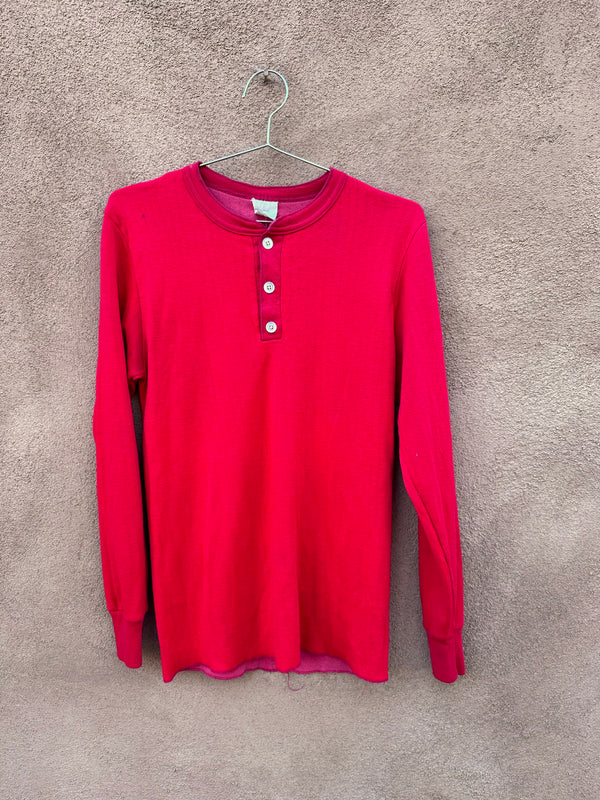 Winterskins Red Henley