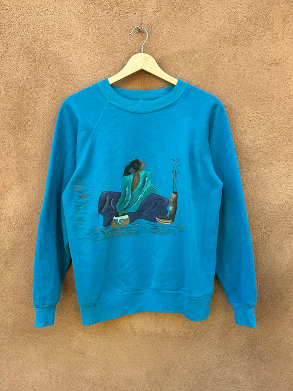 Hand Painted Native Potter Sweatshirt